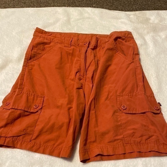 Woolrich Cotton Nylon Pocket Cargo Henna Shorts 8